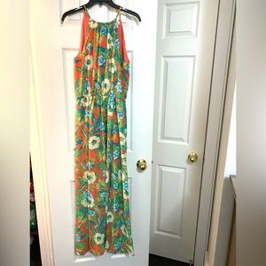 Tropical maxi dress